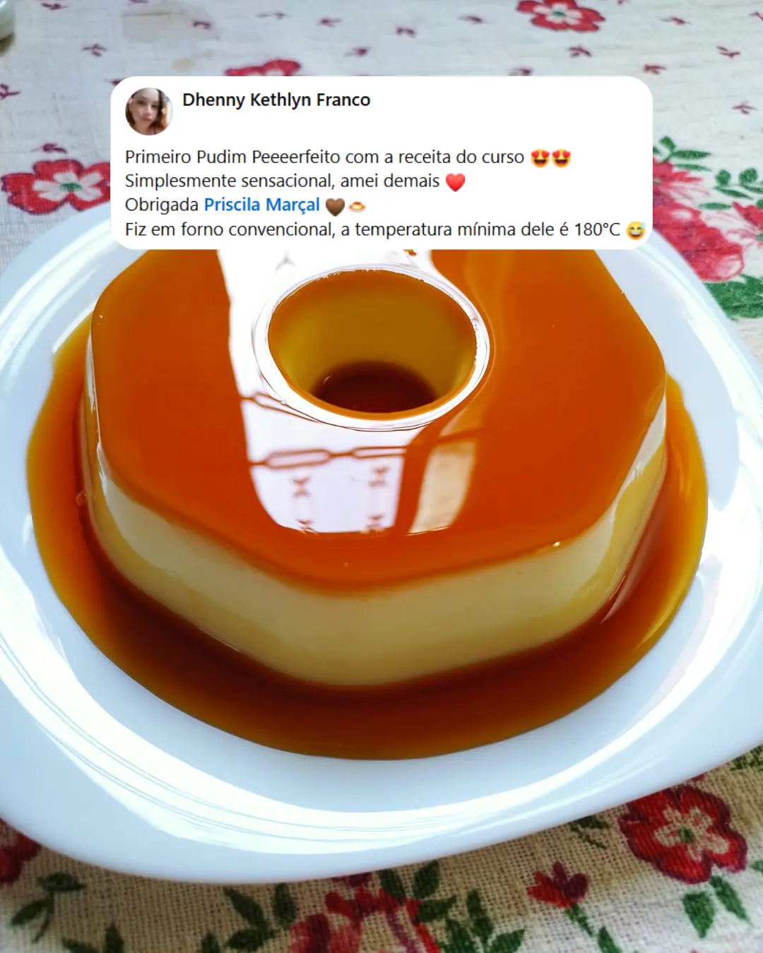 Depoimento real de aluna do pudim perfeito 5